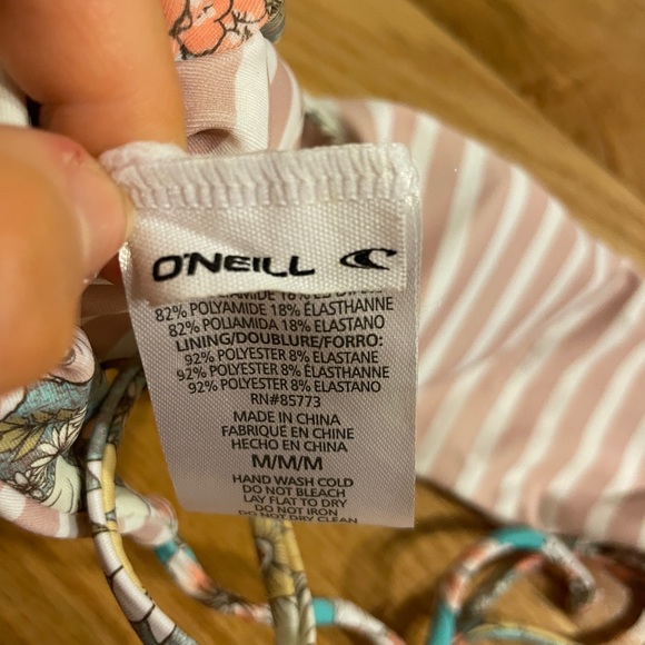 o’neill surfside wildflower reversible bralette bikini top - Picture 3 of 7